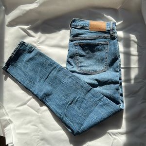 NWOT Madewell Athletic Slim Jeans in Marcy Wash - 32x32